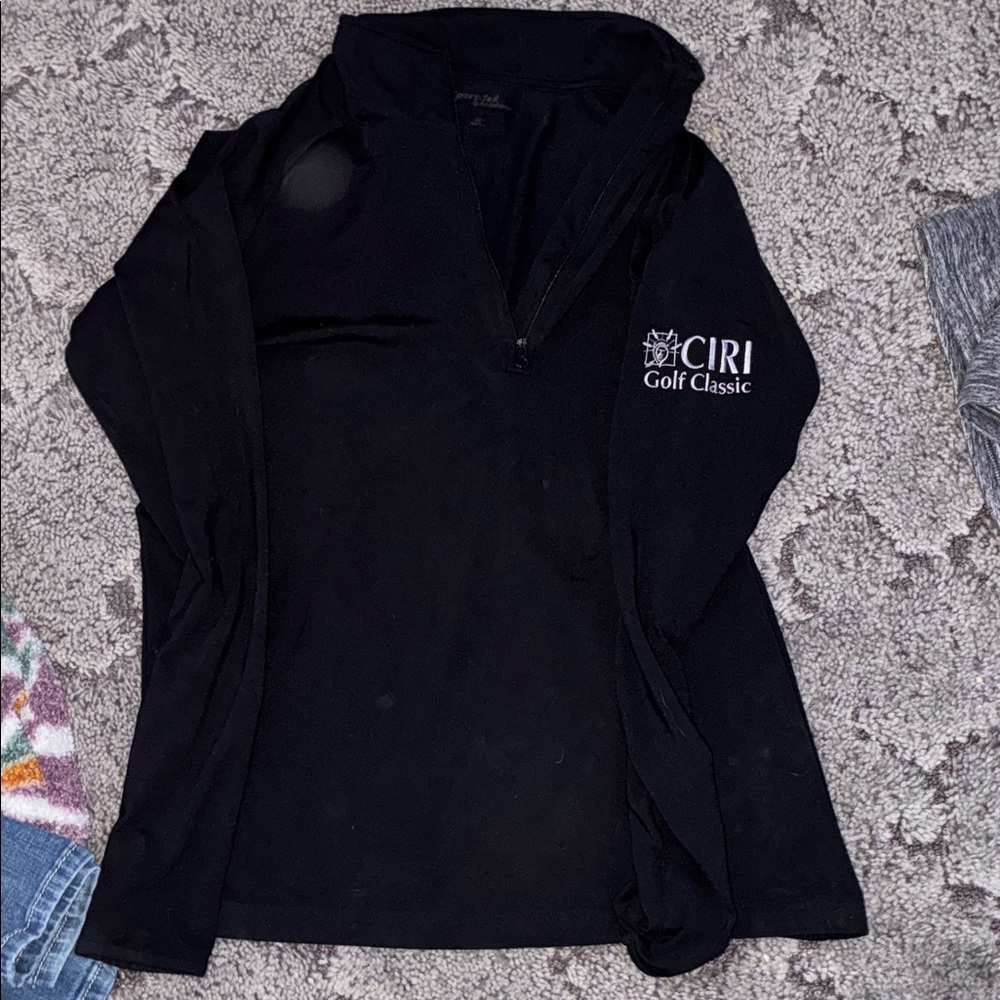 Sport-Tek Women's Black Long Sleeve Tee